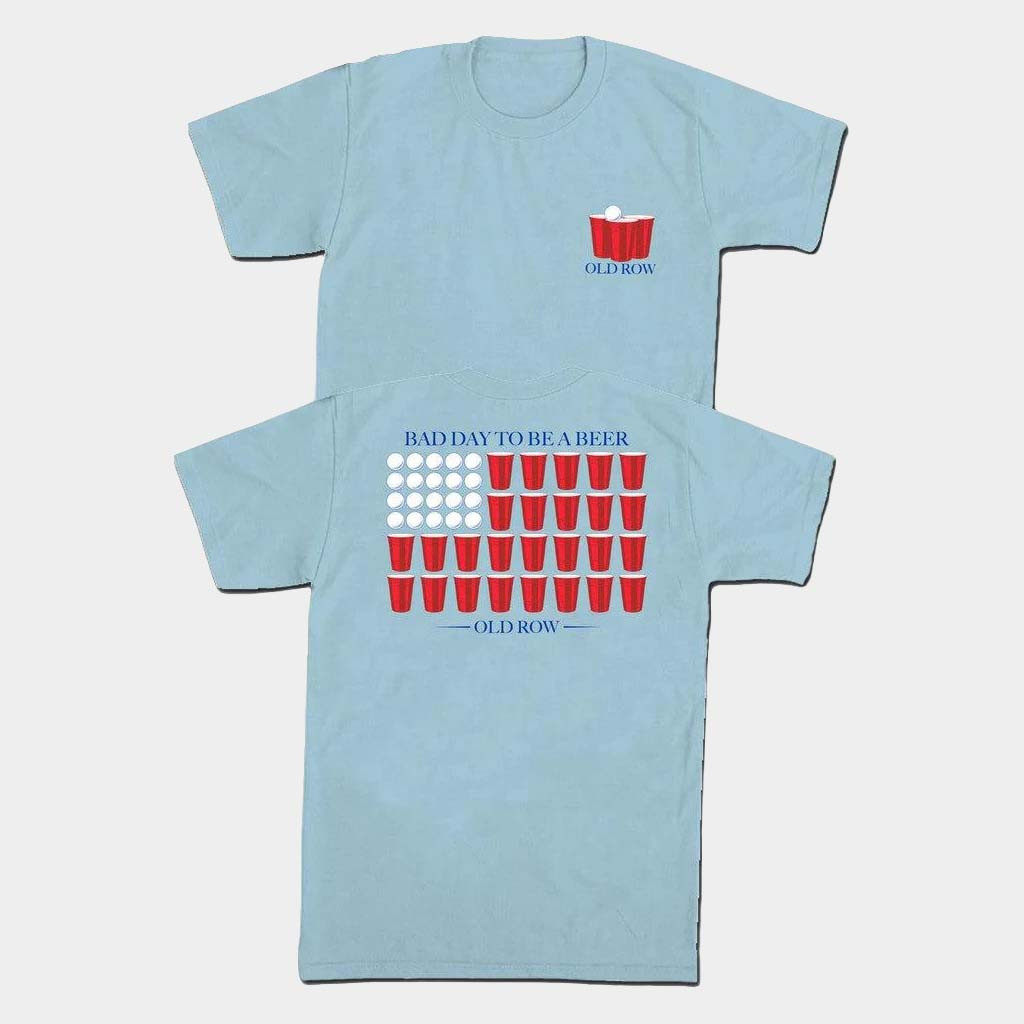 Old Row Merch The Bad Day To Be A Beer Pong USA Flag T-Shirt Old Row Shirt Good Gifts For Him Old Row Merch The Bad Day To Be A Beer Pong USA Flag T-Shirt Old Row Shirt Good Gifts For Him