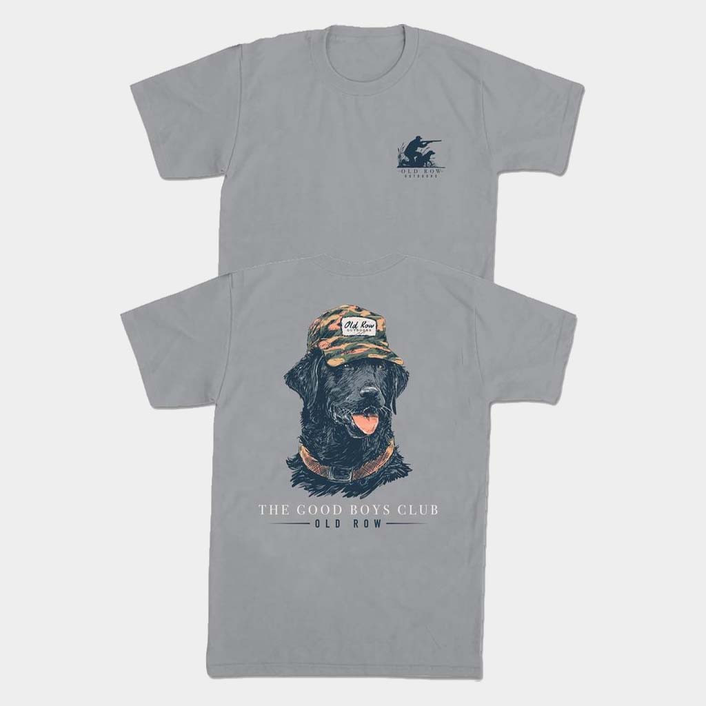 Old Row Merch The Black Duck Dog T-Shirt The Good Boys Club Old Row Shirt Gifts For Father
