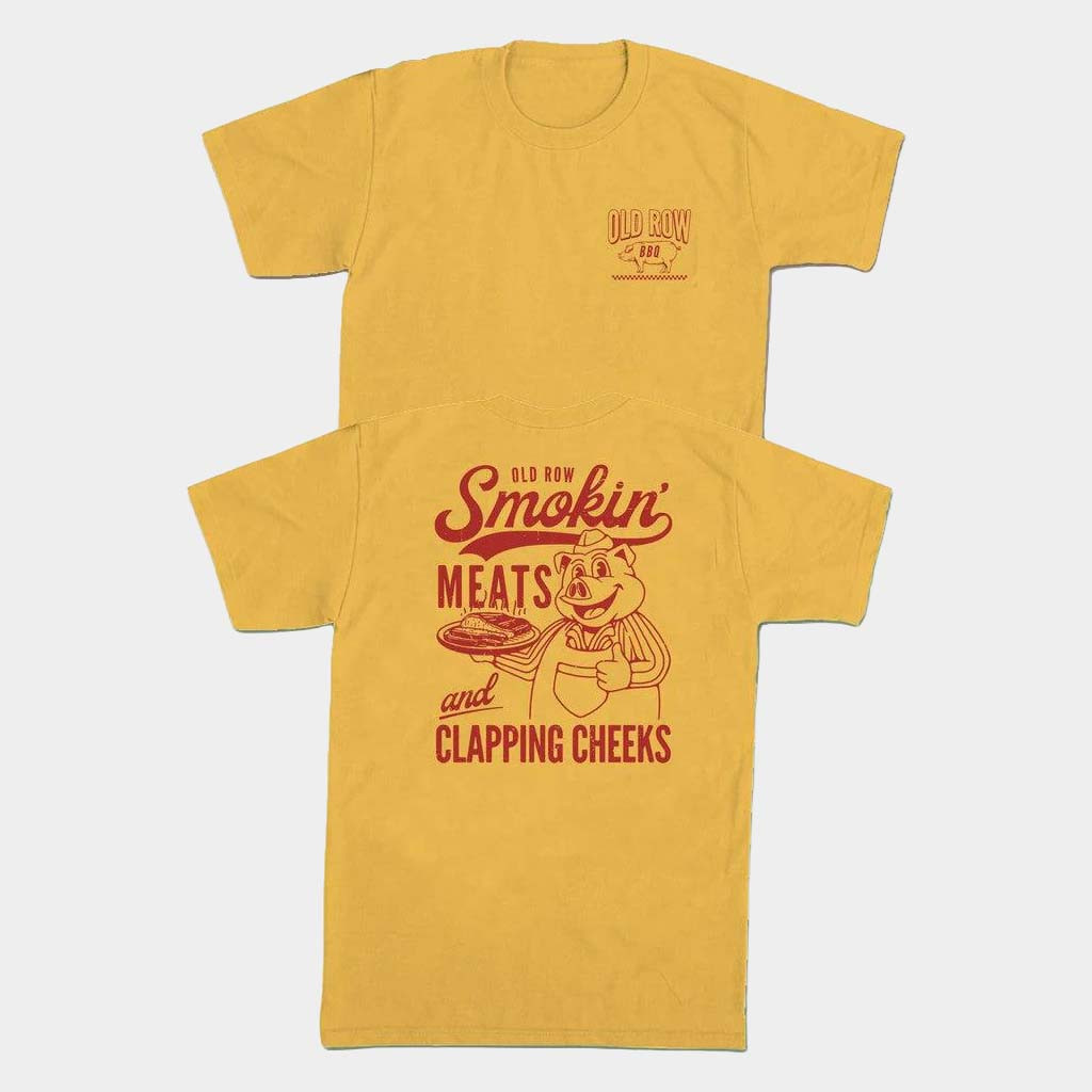 Old Row Merch The Smokin Meats T-Shirt Old Row BBQ Shirt Gifts For Friends