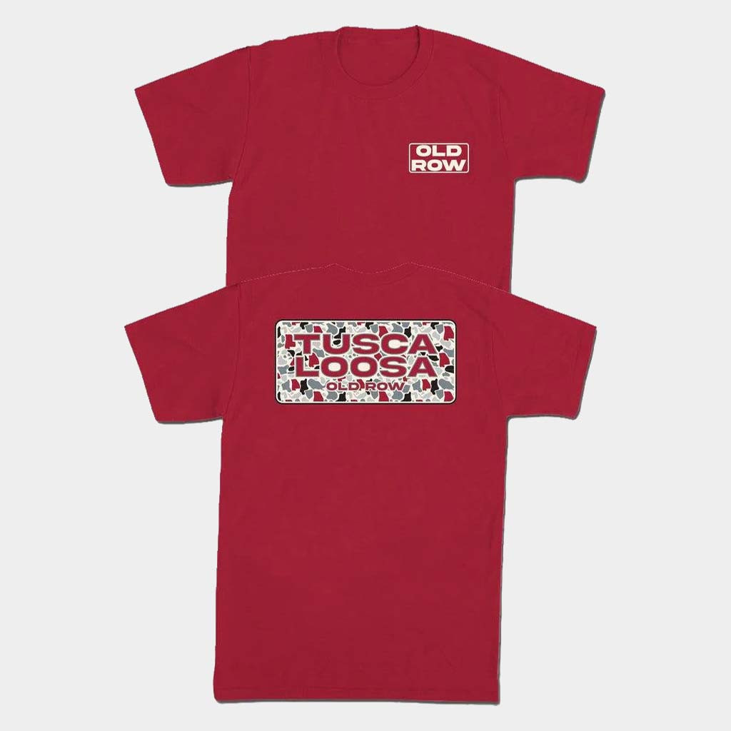 Old Row Merch Tuscaloosa Camo T-Shirt Best Birthday Gift For Son
