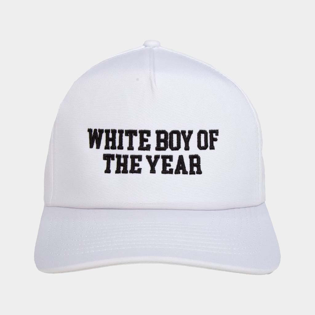 Old Row Merch White Boy Of The Year Hat Embroidered Presents For Brother Old Row Merch White Boy Of The Year Hat Embroidered Presents For Brother