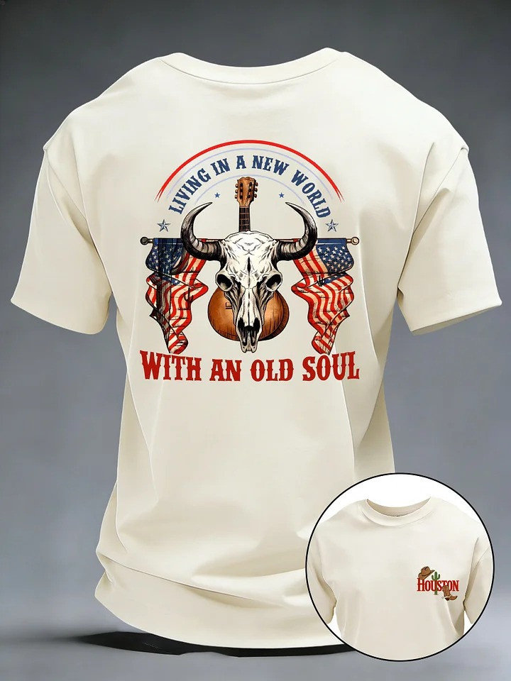 Old Soul Rodeo T Shirt Vintage Western Cowboy Gift For Houston Texas Fans