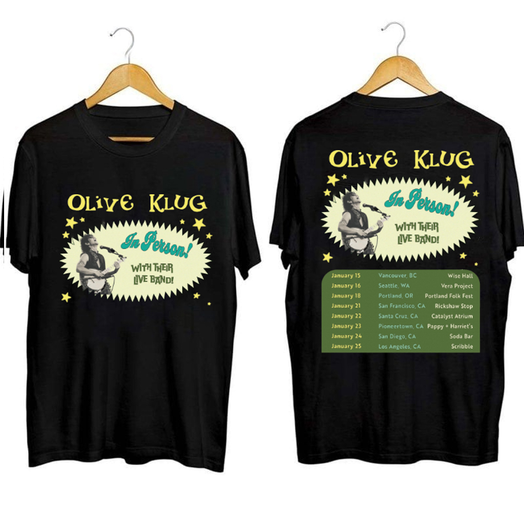 Olive Klug Tour 2024 Shirt Olive Klug Merch Birthday Gift Ideas For Husband