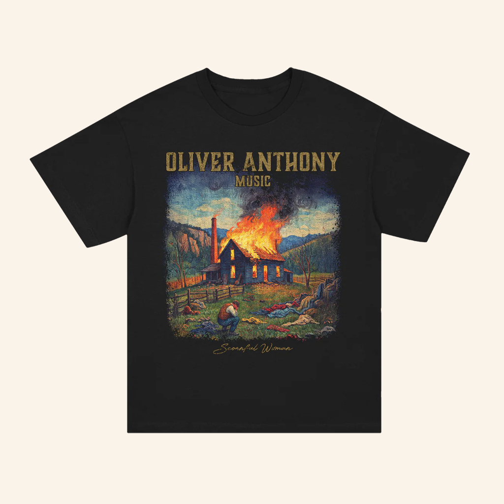 Oliver Anthony Music Merch Scornful Woman Black T-Shirt Cool Gifts For Music Lovers Oliver Anthony Music Merch Scornful Woman Black T-Shirt Cool Gifts For Music Lovers