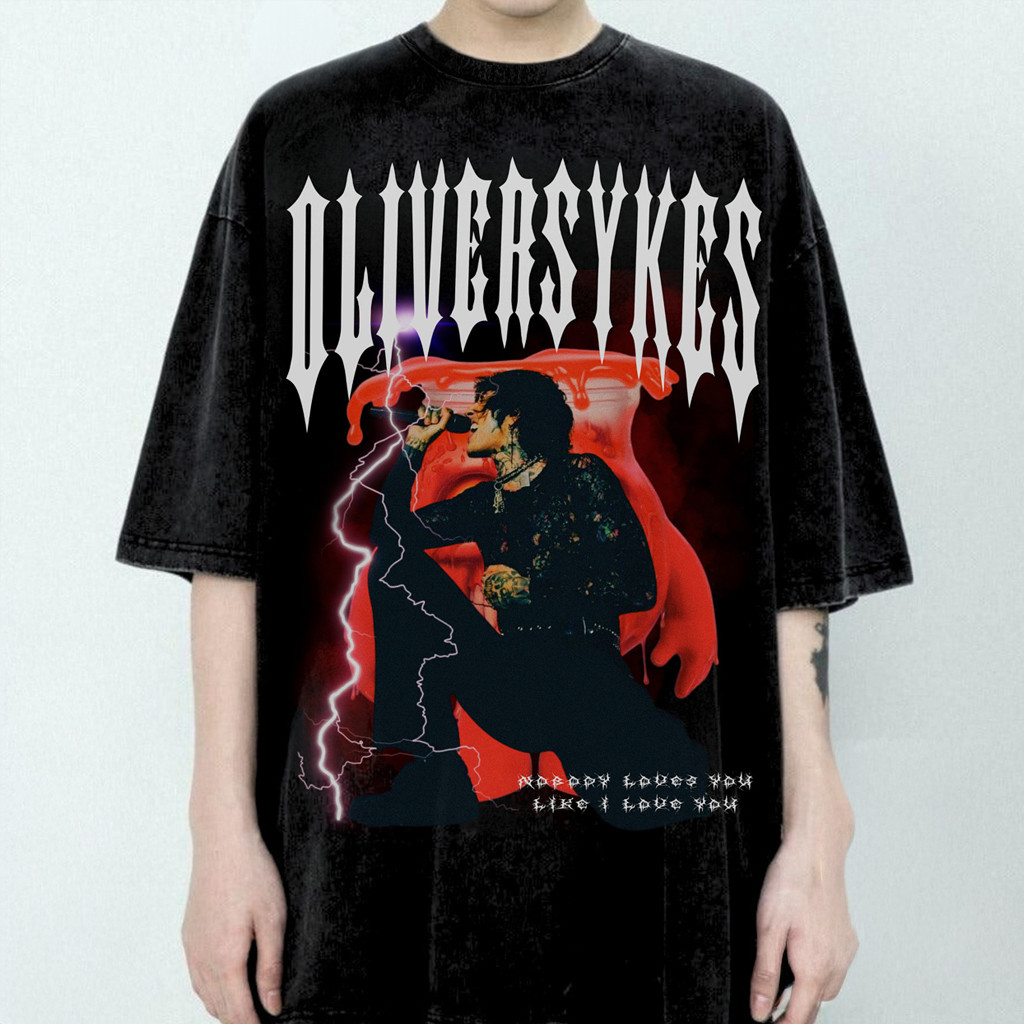 Oliver Sykes Bring Me The Horizon Wash Shirt Oliver Sykes Merch Gifts For Music Fans