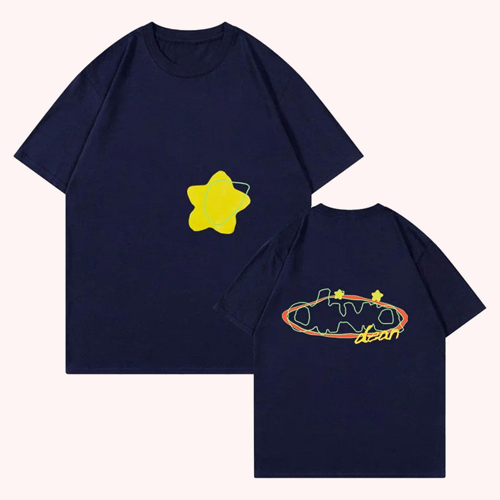 Olivia Dean Merch Navy T-Shirt Gifts For Besties Olivia Dean Merch Navy T-Shirt Gifts For Besties