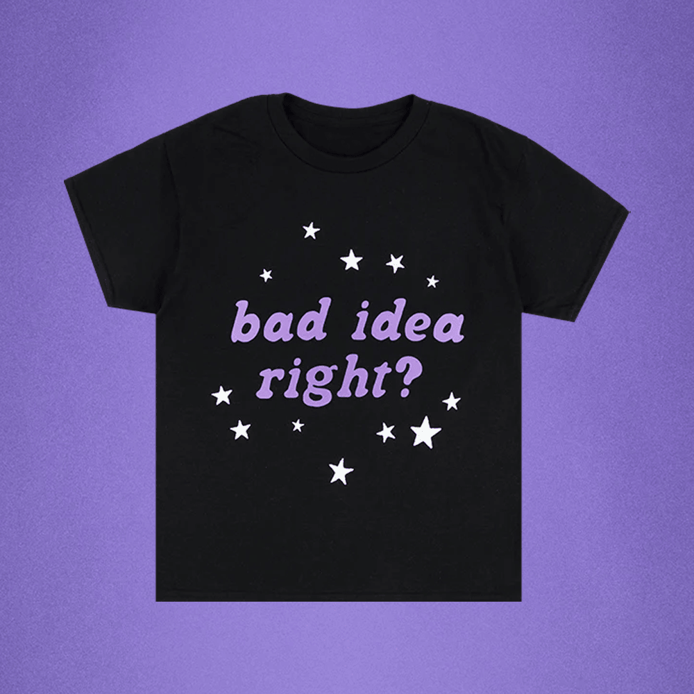 Olivia Rodrigo Merch Bad Idea Right T-Shirt Presents For Music Lovers