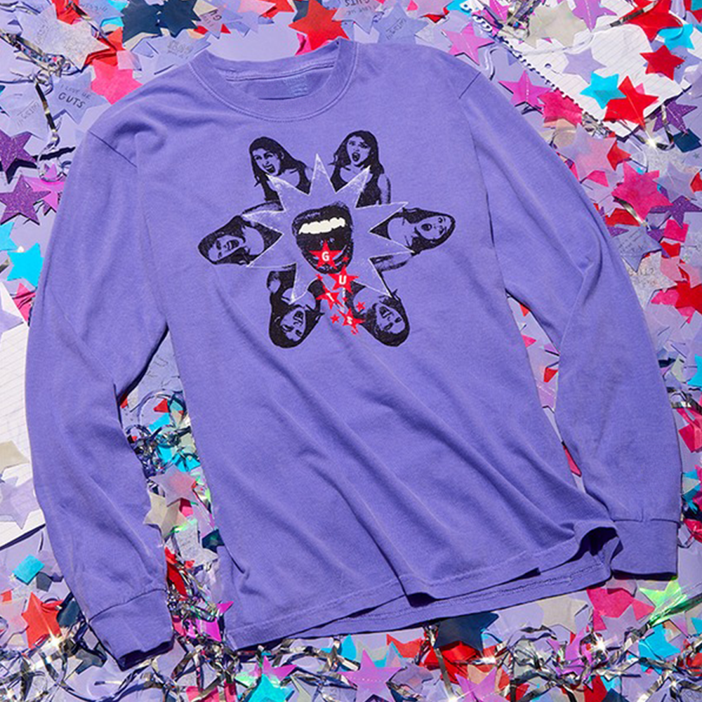 Olivia Rodrigo Merch GUTS Dateback Long Sleeve T-Shirt Gift Ideas For Wife Olivia Rodrigo Merch GUTS Dateback Long Sleeve T-Shirt Gift Ideas For Wife