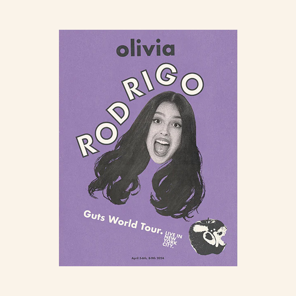 Olivia Rodrigo Merch GUTS Tour New York City Poster Wall Art Decor Best Gifts For Fans