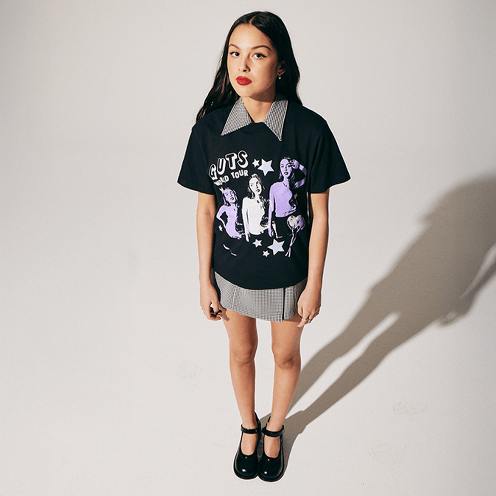 Olivia Rodrigo Merch GUTS World Tour T-Shirt Gifts For Girlfriend Olivia Rodrigo Merch GUTS World Tour T-Shirt Gifts For Girlfriend