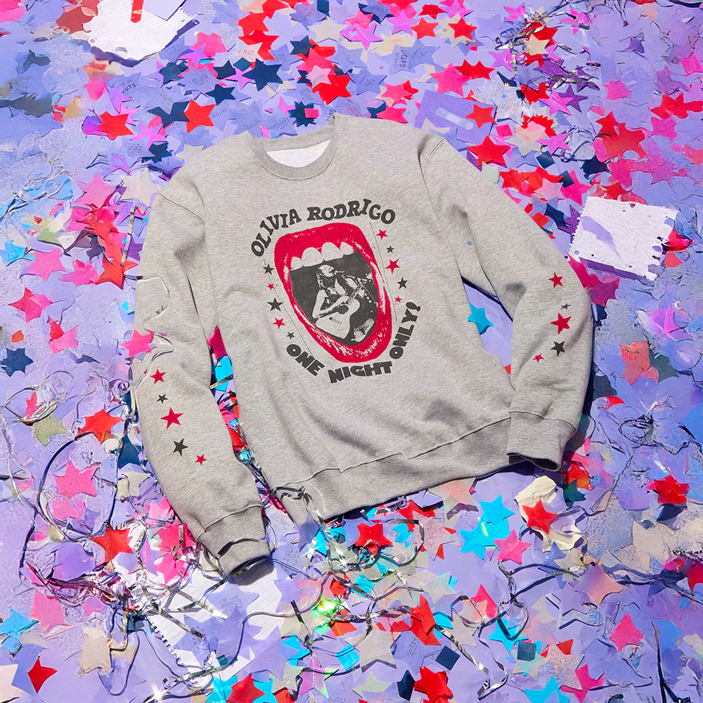 Olivia Rodrigo Merch Olivia Rodrigo One Night Only Sweatshirt Top Father's Day Gifts Olivia Rodrigo Merch Olivia Rodrigo One Night Only Sweatshirt Top Father's Day Gifts