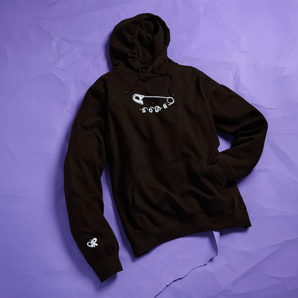 Olivia Rodrigo Merch Olivia Rodrigo Safety Pin Hoodie Father's Day Gifts For Husband