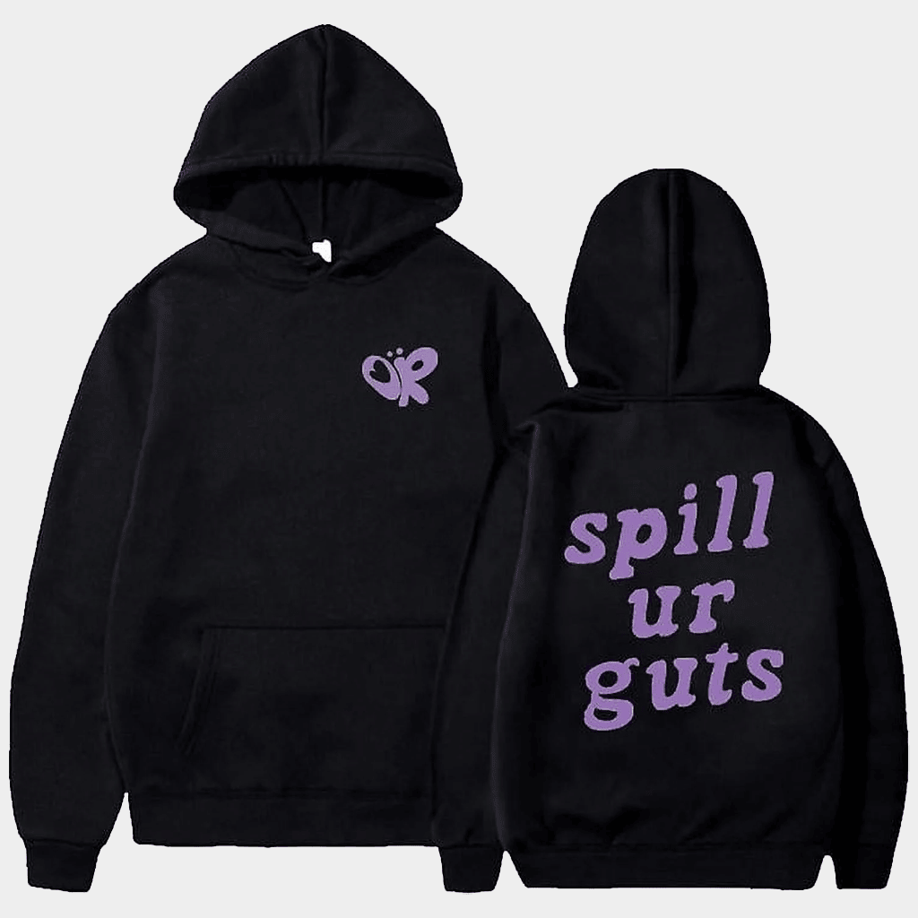 Olivia Rodrigo Merch Spill Ur Guts Trendy Fleece Hoodie Hooded Sweatshirt