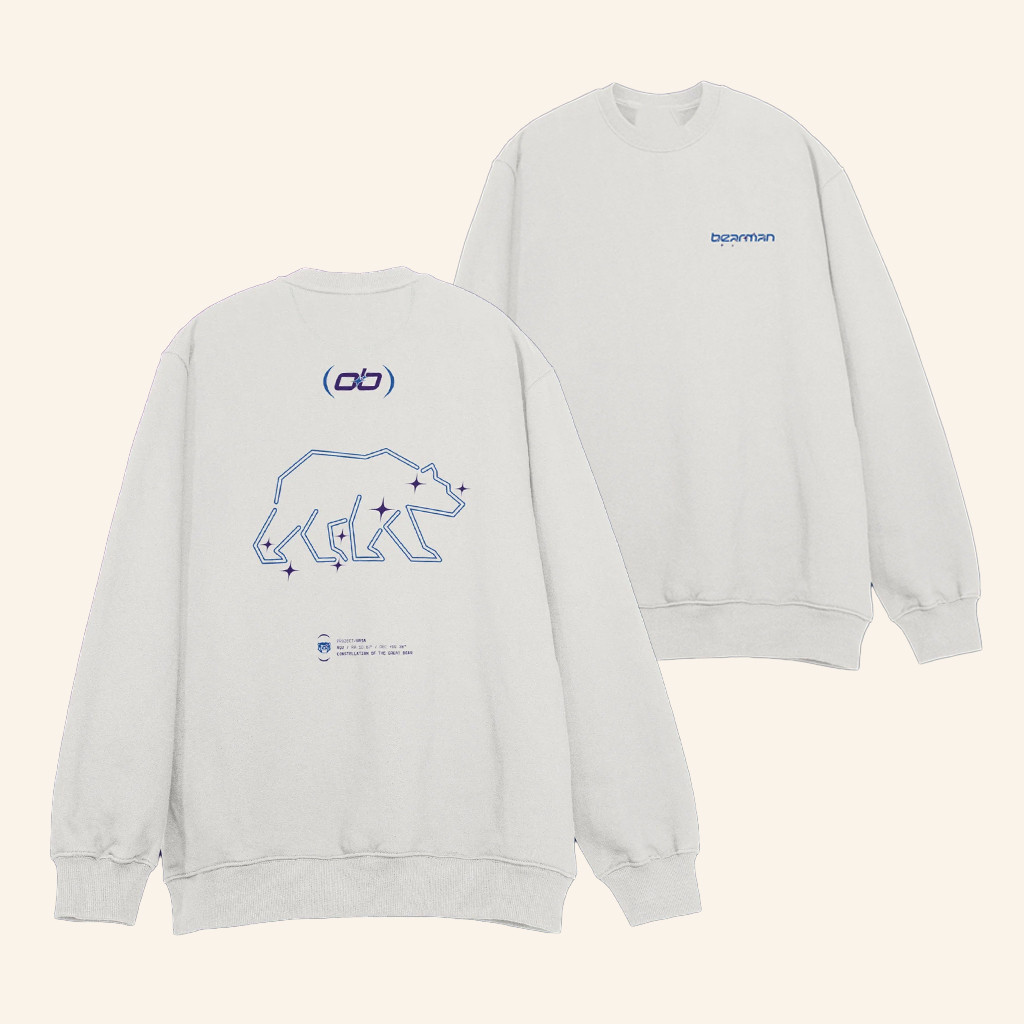 Ollie Bearman Merch Project Ursa White Sweatshirt Christmas Present For Husband Ollie Bearman Merch Project Ursa White Sweatshirt Christmas Present For Husband