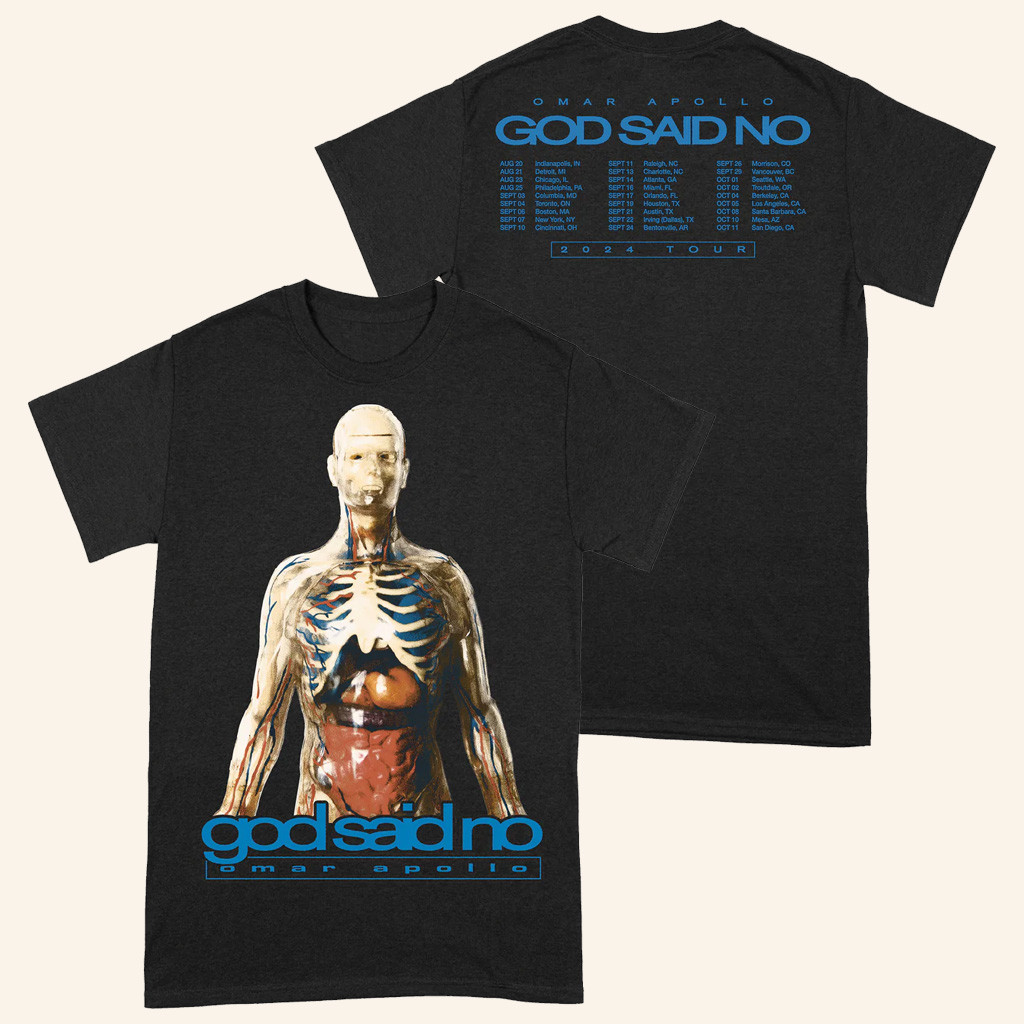 Omar Apollo Merch Anatomical Tour T-Shirt Best Gifts For Music Lovers