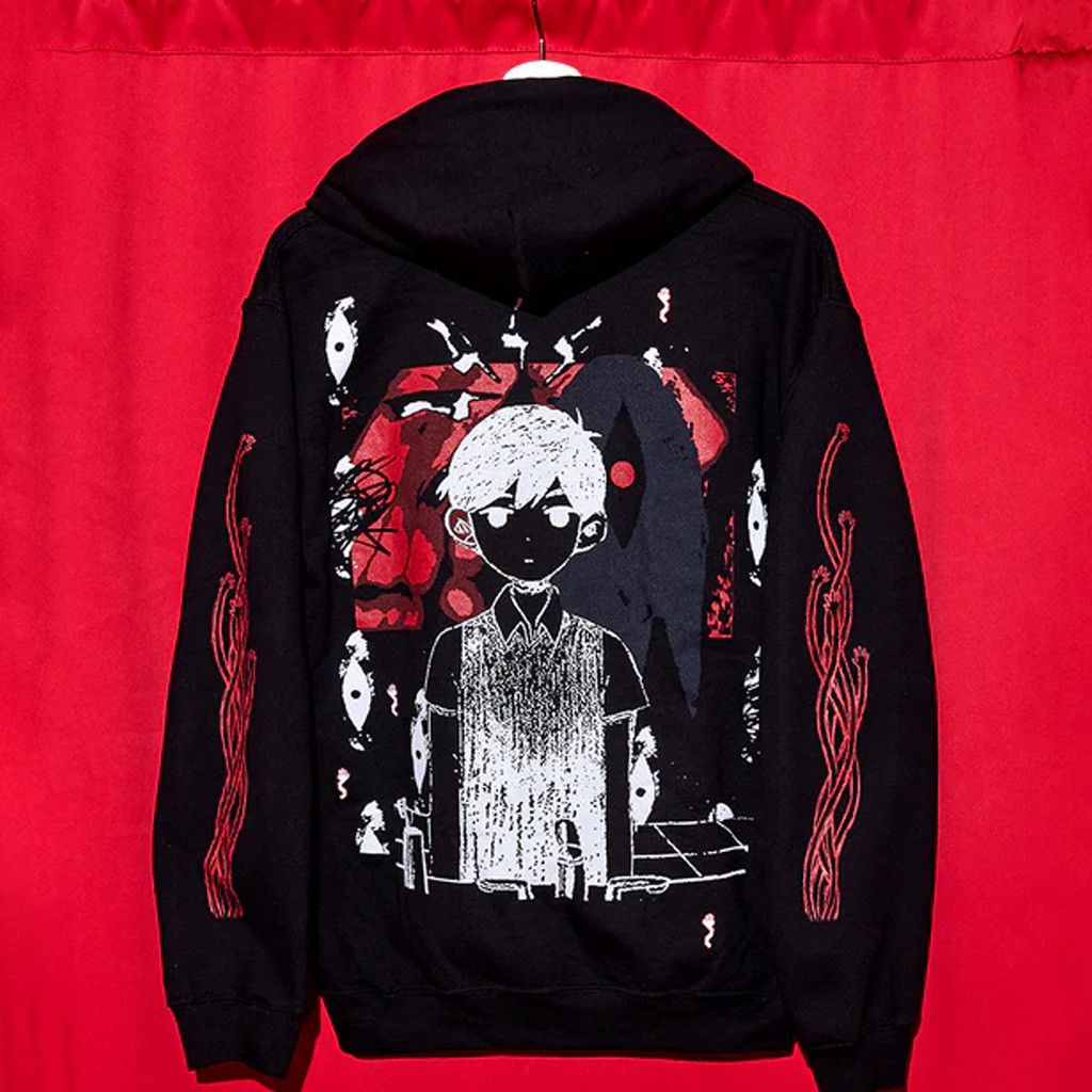 Omori Merch Red Space Hoodie Best Gifts For Friend Omori Merch Red Space Hoodie Best Gifts For Friend