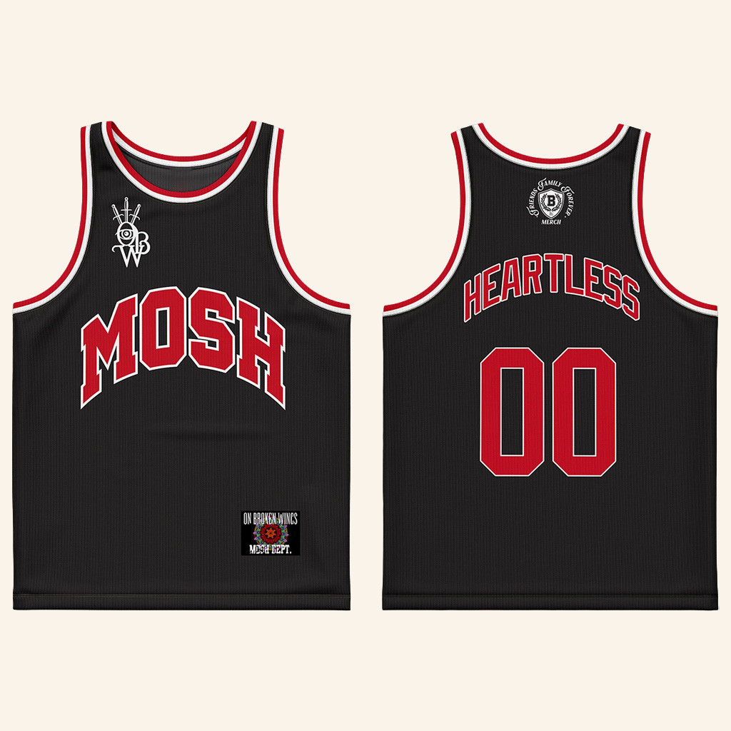 On Broken Wings Merch MOSH Heartless Jersey Gift Ideas For Music Lovers On Broken Wings Merch MOSH Heartless Jersey Gift Ideas For Music Lovers