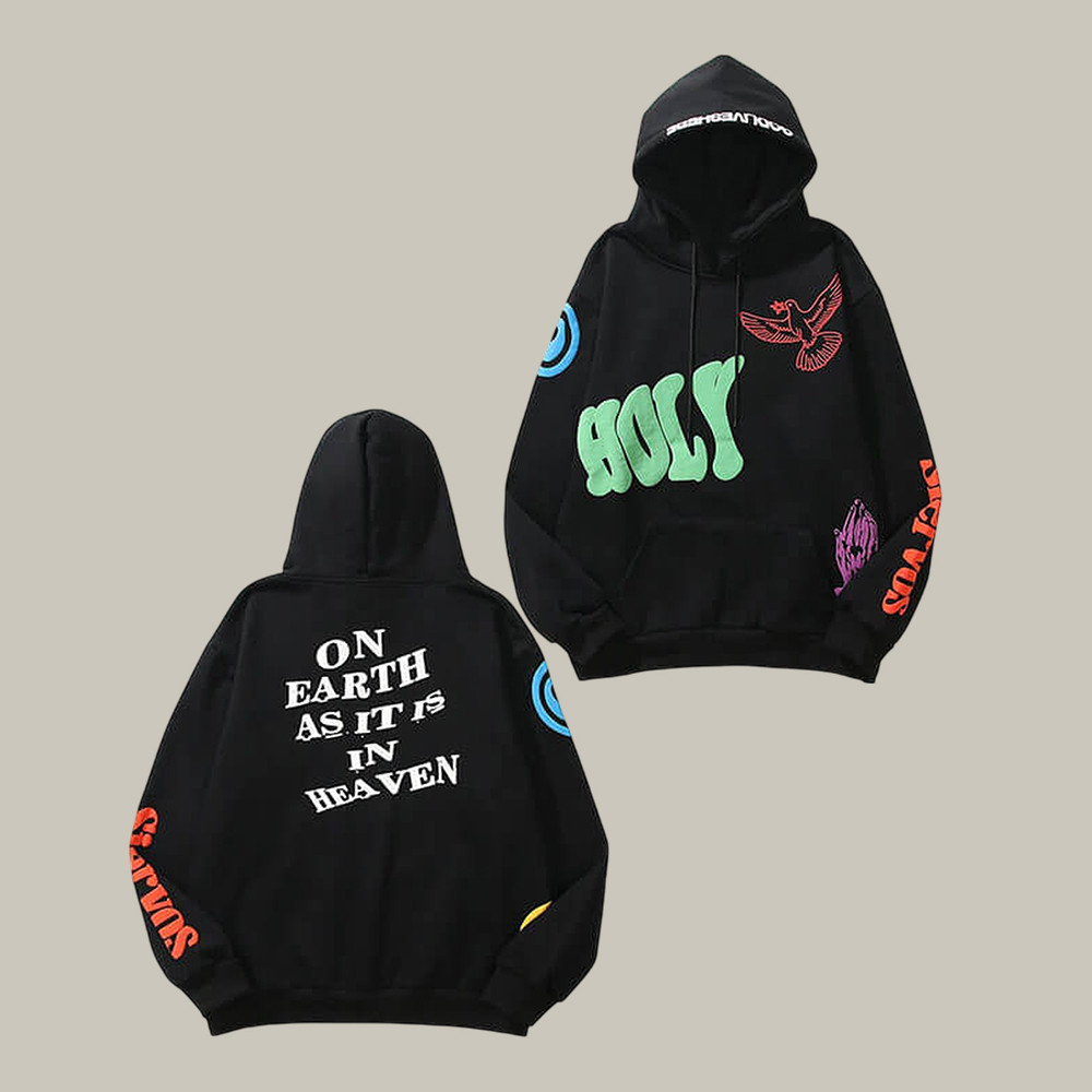 On Earth As It is in Heaven Kanye West Hoodie Kanye West World Tour Merch Fan Gift