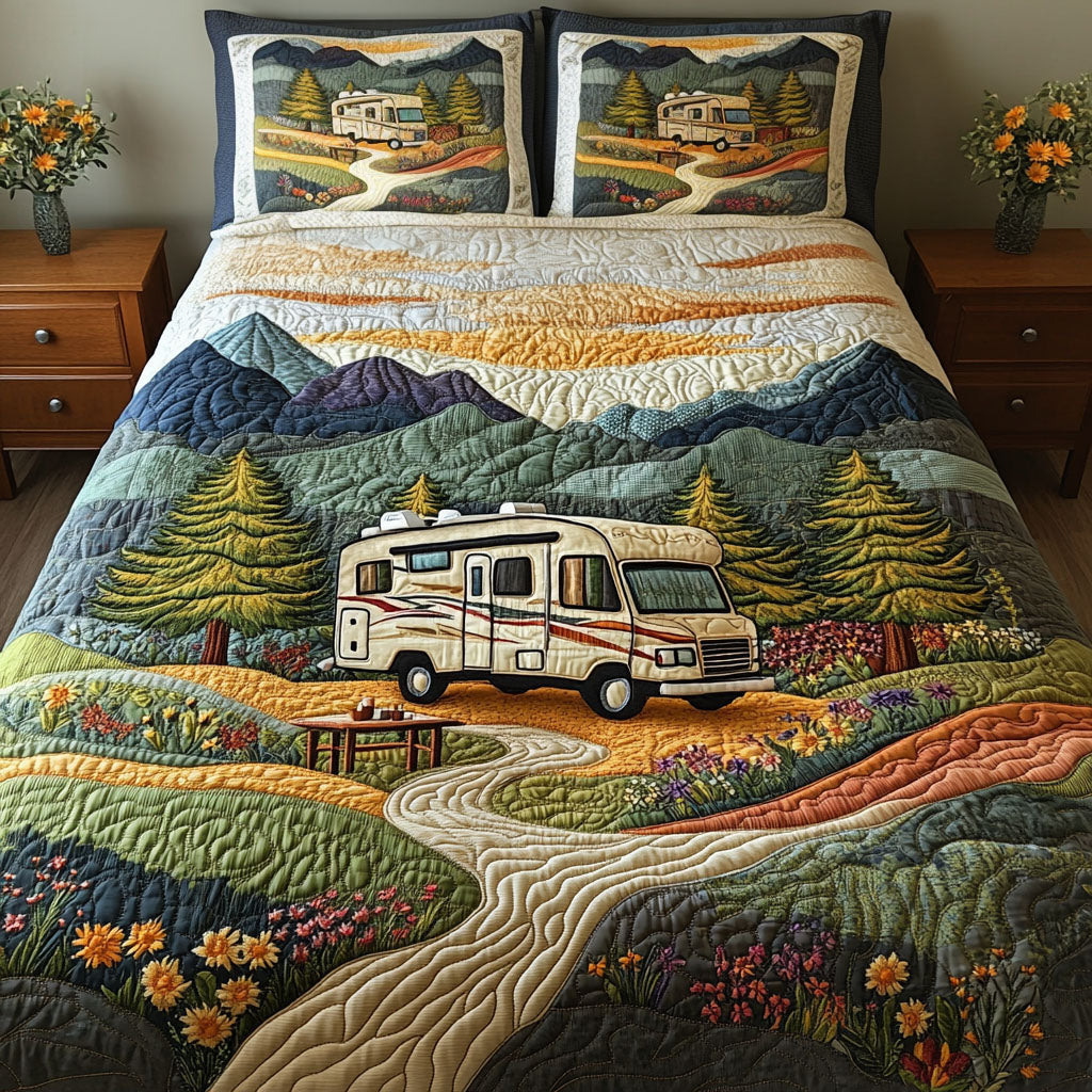On the Go Quilted Bedding Set Bedroom Decor Best Christmas Gifts For Hippies
