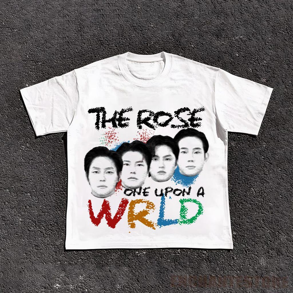 Once Upon A WRLD Tour Shirt The Rose 2025 World Tour In North America T-Shirt The Rose WRLD Once Upon A WRLD Tour Shirt The Rose 2025 World Tour In North America T-Shirt The Rose WRLD
