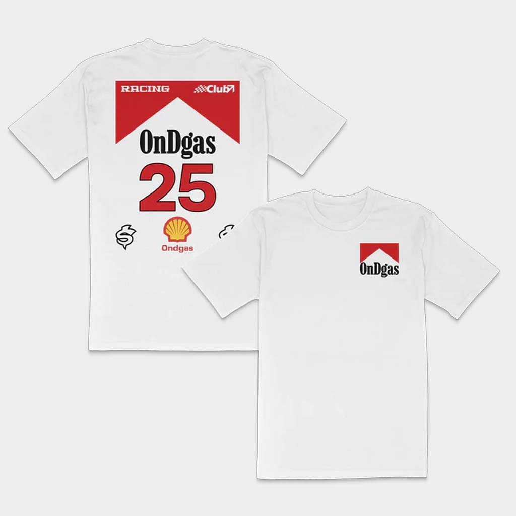 Ondgas Merch White Ondgas Formula T-Shirt Unique Birthday Gift For Husband Ondgas Merch White Ondgas Formula T-Shirt Unique Birthday Gift For Husband