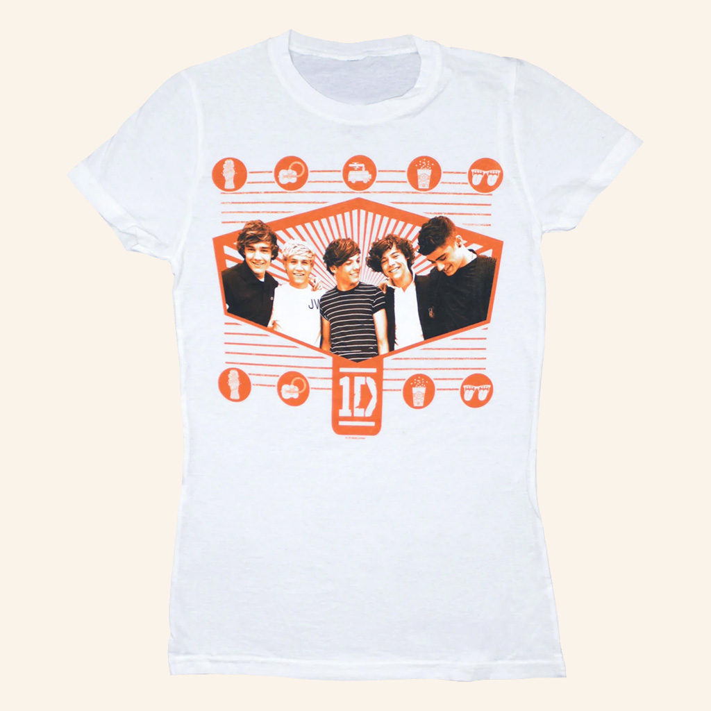 One Direction Merch 1D Group Photo T-Shirt Presents For Music Lovers