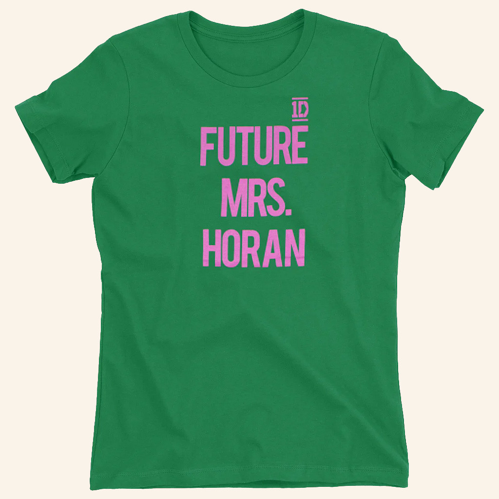 One Direction Merch Future Mrs Horan T-Shirt Best Gifts For Music Lovers