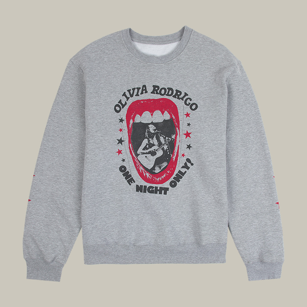 One Night Only Olivia Rodrigo Sweatshirt Olivia Rodrigo Music Apparel Present For Fans