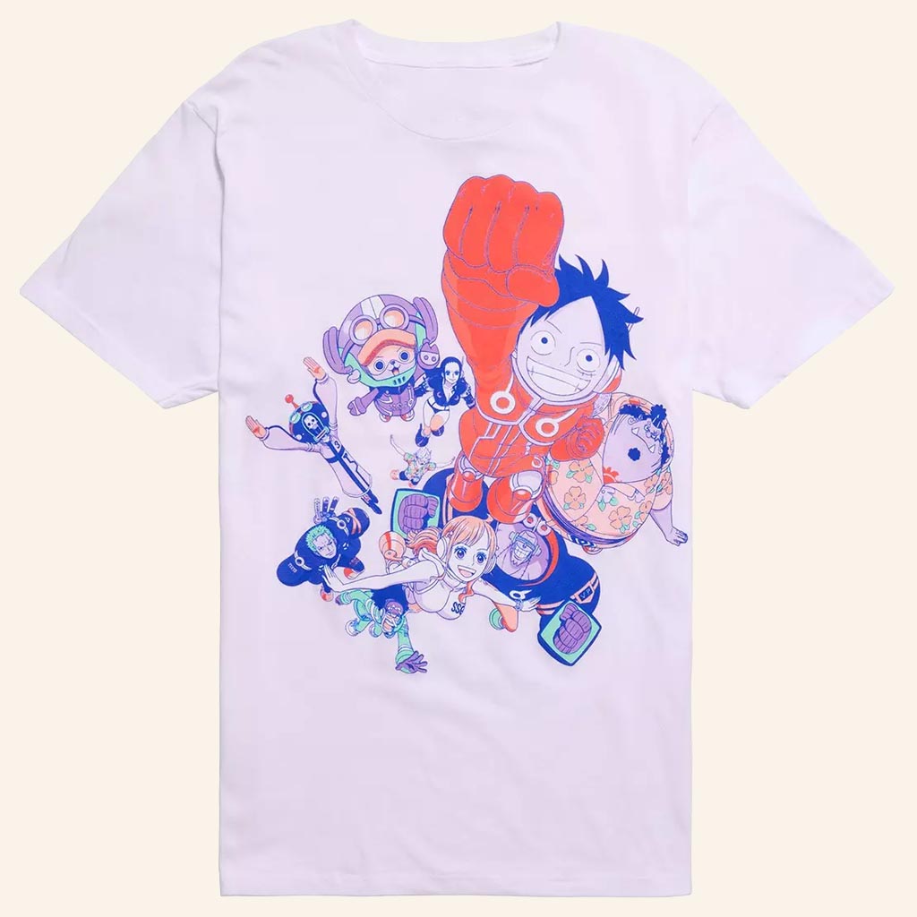 One Piece Merch Straw Hat Pirates Egghead Tonal T-Shirt Cool Gifts For Anime Lovers