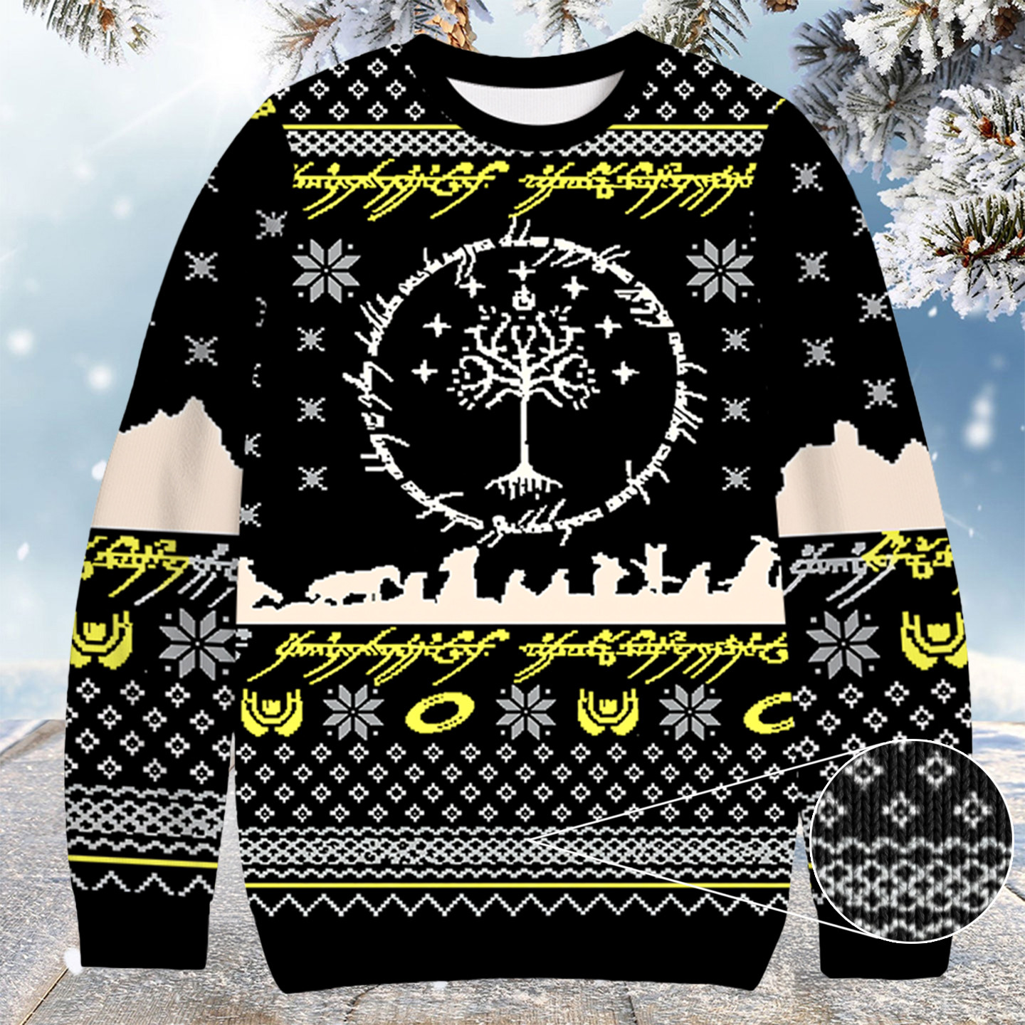 One Ring To Rule Them All Christmas Ugly Sweater Christmas Gifts For Women