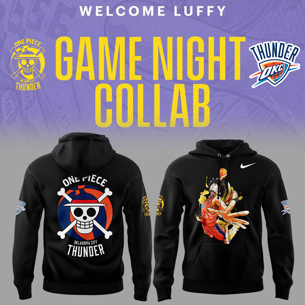 Onepiece Luffy X Thunder Limited Edition Hoodie Basketball Enthusiast Gifts