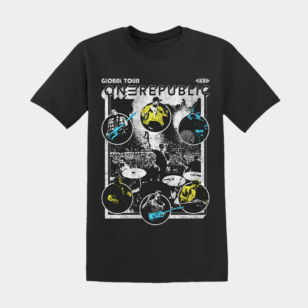 OneRepublic Global Tour Circle T-Shirt OneRepublic Merch Gift For Pop Band Fans