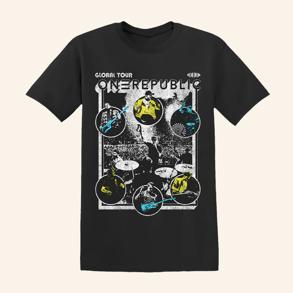 OneRepublic Merch Global Tour Circle Shirt Best Gifts For Pop Fans