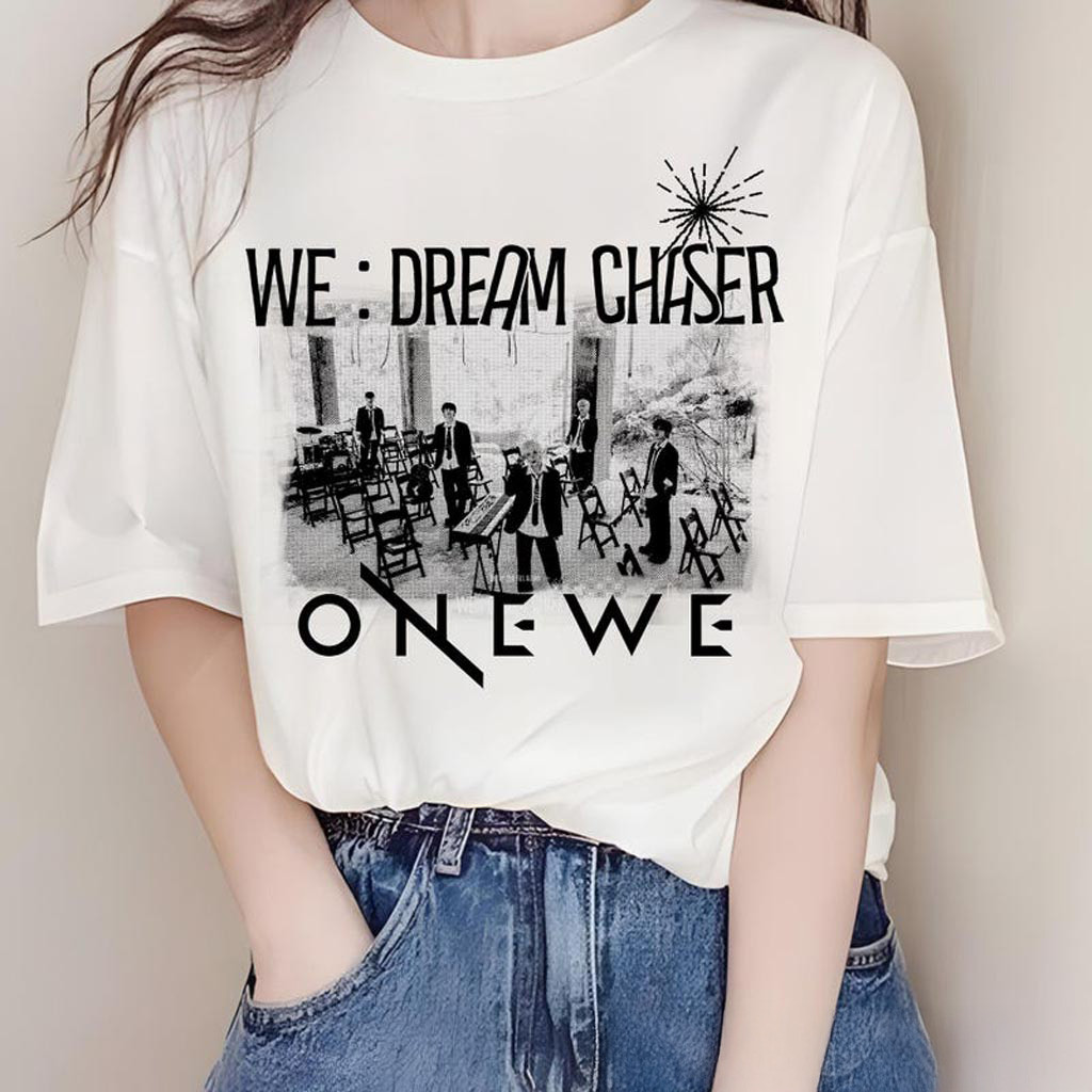 Onewe We- Dream Chaser Graphic TShirt 2025 Onewe World Tour Shirt Onewe O! New Evoution Onewe We- Dream Chaser Graphic TShirt 2025 Onewe World Tour Shirt Onewe O! New Evoution