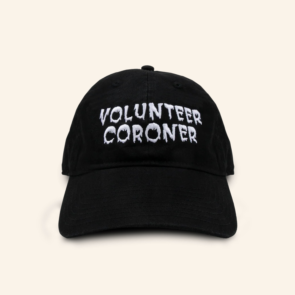 Online Ceramics Merch Embroidered Volunteer Coroner Hat Christmas Present For Dad Online Ceramics Merch Embroidered Volunteer Coroner Hat Christmas Present For Dad