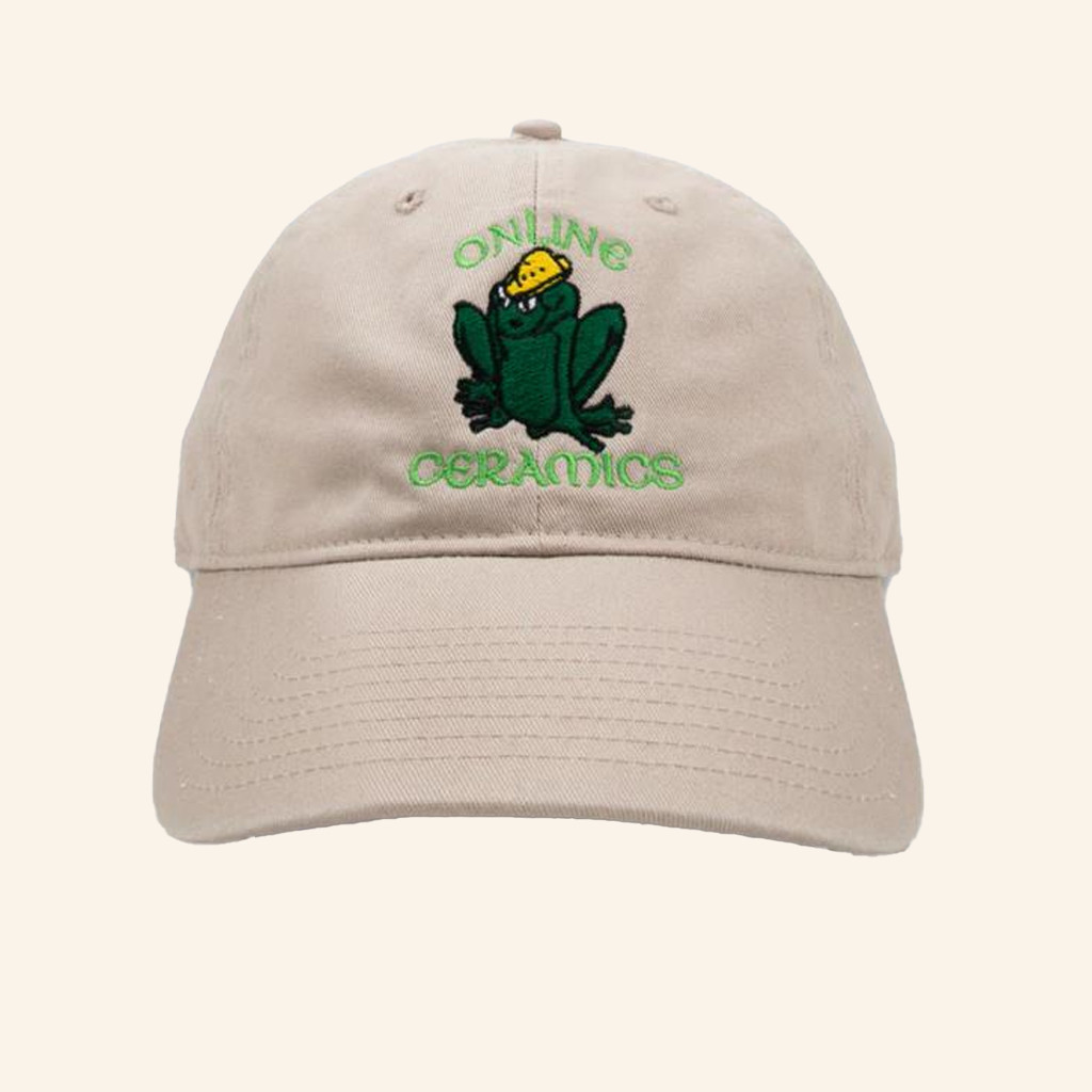 Online Ceramics Merch Frog Logo Embroidered Hat Birthday Gift Ideas For Boyfriend Online Ceramics Merch Frog Logo Embroidered Hat Birthday Gift Ideas For Boyfriend