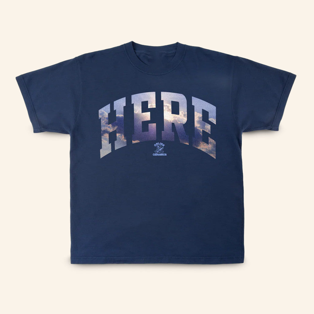Online Ceramics Merch Here Sky Navy T-Shirt Best Gifts For Him
