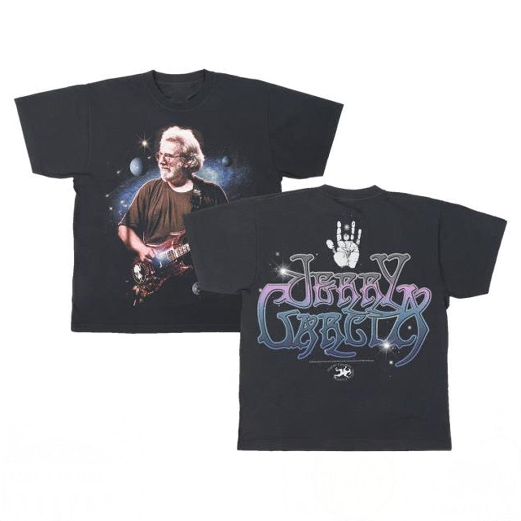 Online Ceramics Merch Jerry Garcia Space Black T-Shirt Gifts For Father Online Ceramics Merch Jerry Garcia Space Black T-Shirt Gifts For Father