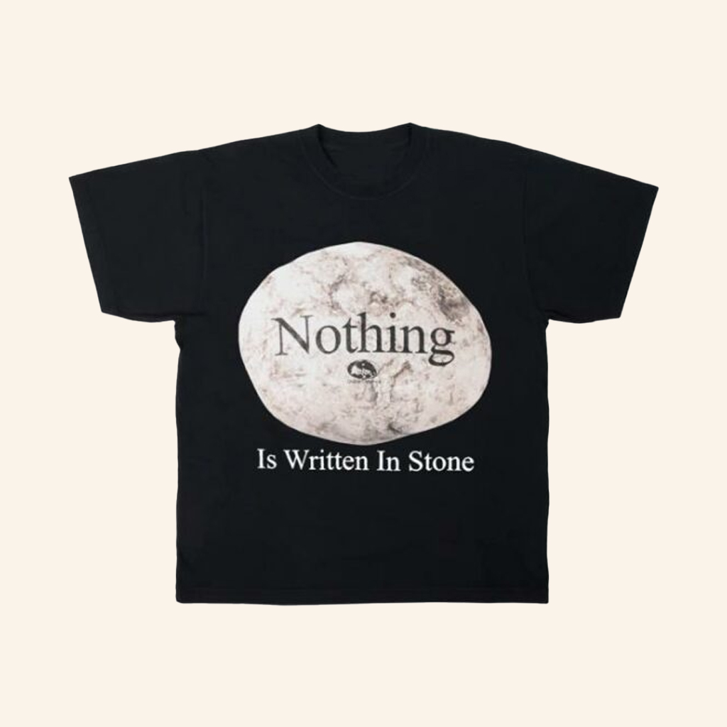 Online Ceramics Merch Nothing Is Written In Stone Black T-Shirt Present For Husband Online Ceramics Merch Nothing Is Written In Stone Black T-Shirt Present For Husband