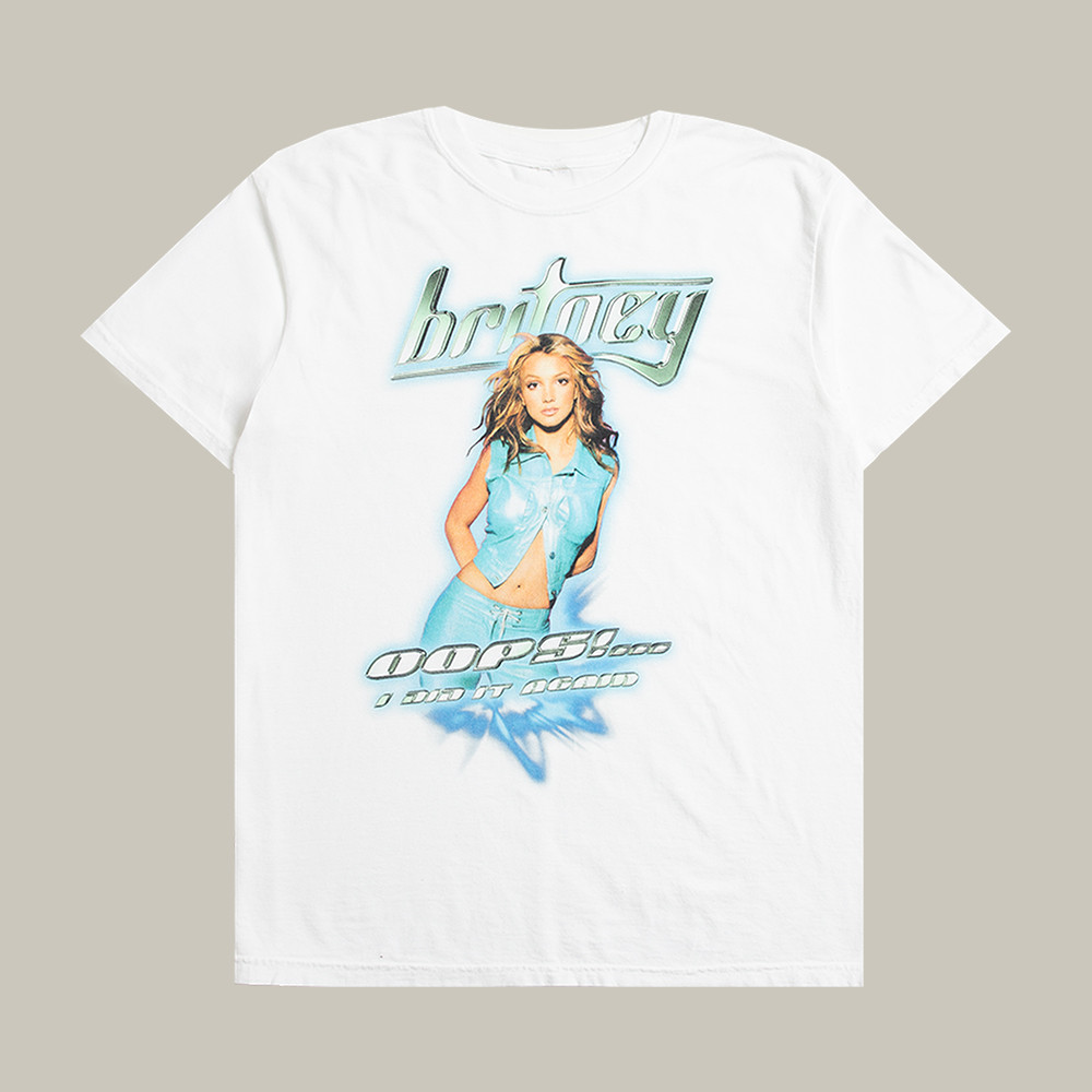 Oops I Did It Again Britney Spears T-Shirt Music Concert Merch Britney Spears Lover Gift For Girlfriend