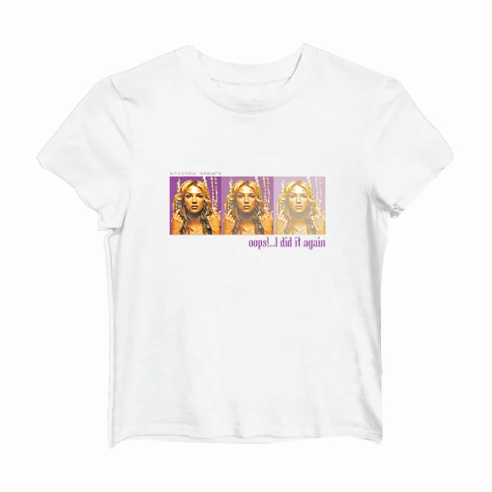 Oops I Did It Again Britney Spears T-Shirt Music Concert Tee Great Gift For Britney Spears Fans
