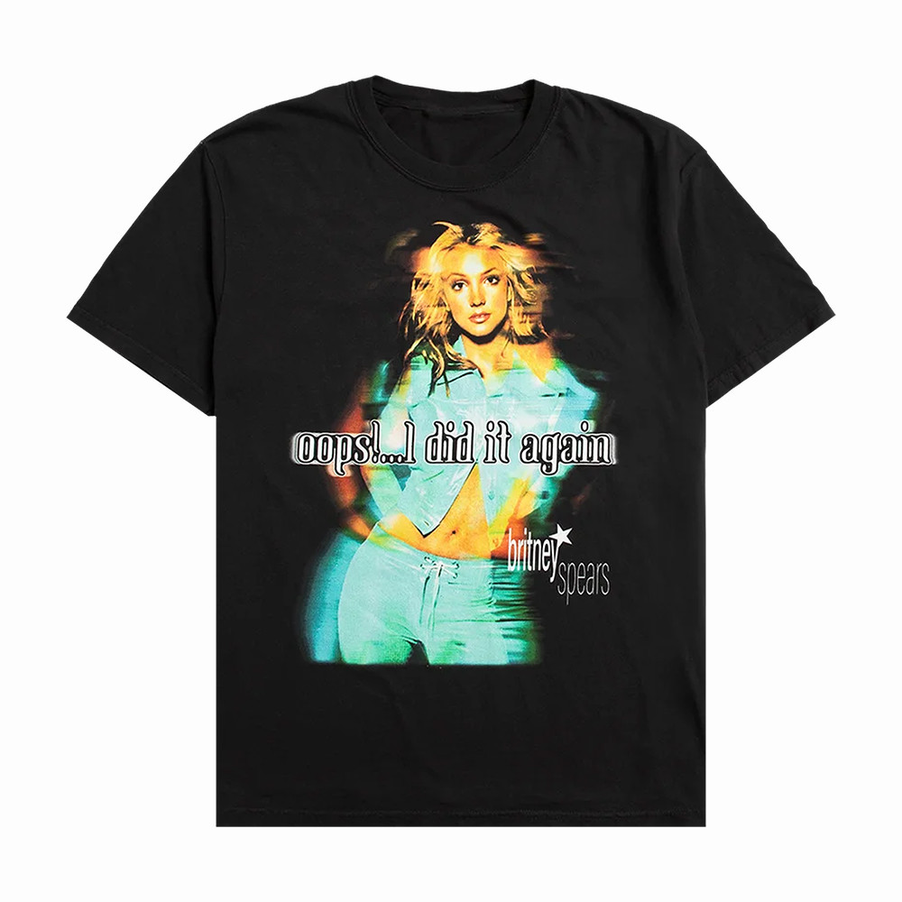 Oops I Did It Again Britney Spears T-Shirt Nostalgic Pop Culture Merch Cool Gift For Friends