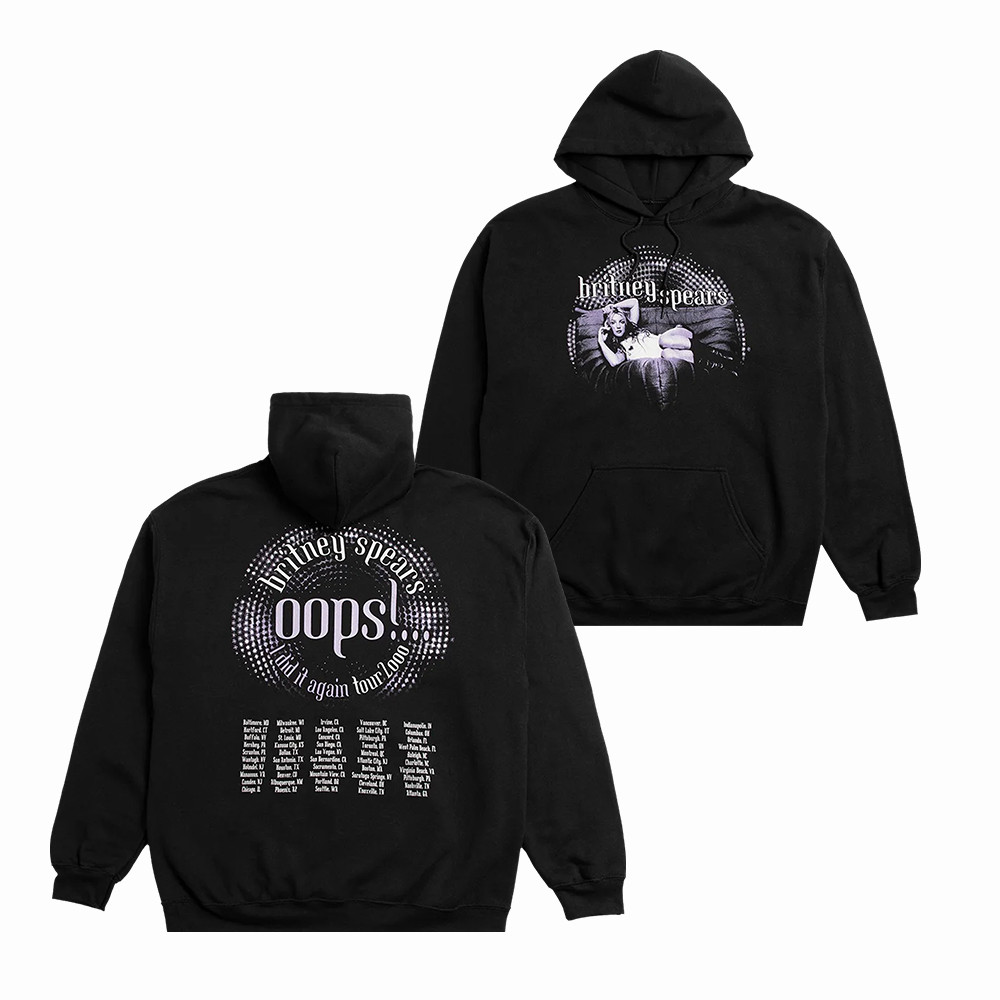 Oops Tour Anniversary Britney Spears Hoodie Music Apparel Britney Spears Lover Gift