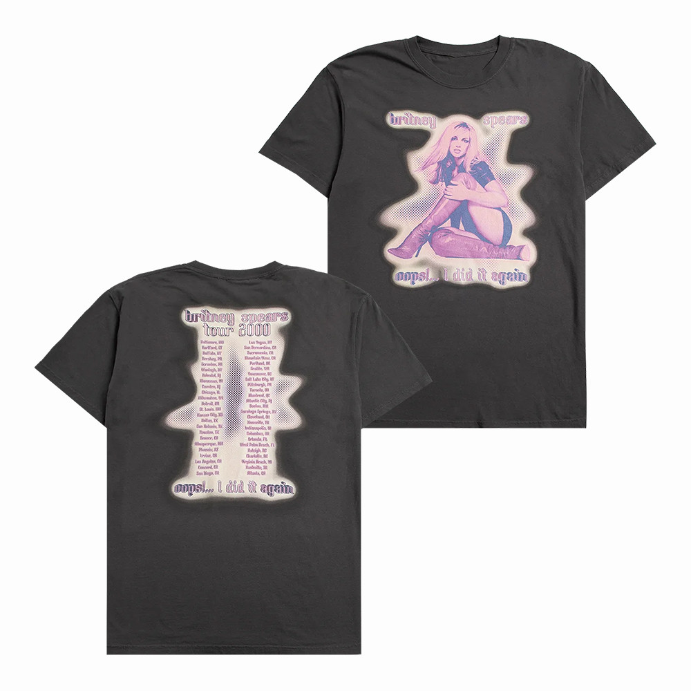 Oops Tour Anniversary Britney Spears T-Shirt Britney Spears Lover Shirt Great Gift For Best Friends