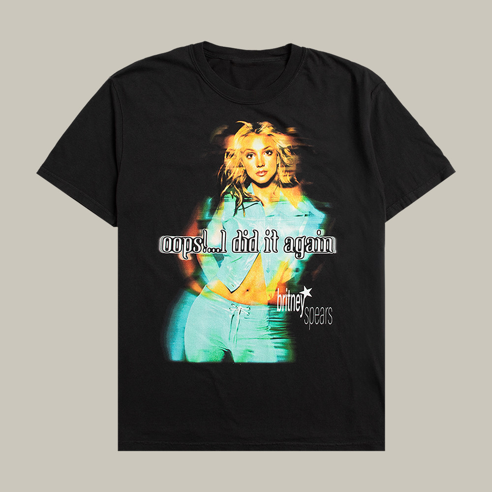 OopsI Did It Again Britney Spears T-Shirt Britney Spears Music Clothes Present For Pop Music Lovers