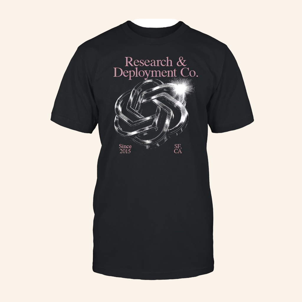 OpenAI Merch Chrome Blossom T-Shirt Gifts Ideas For Best Friends