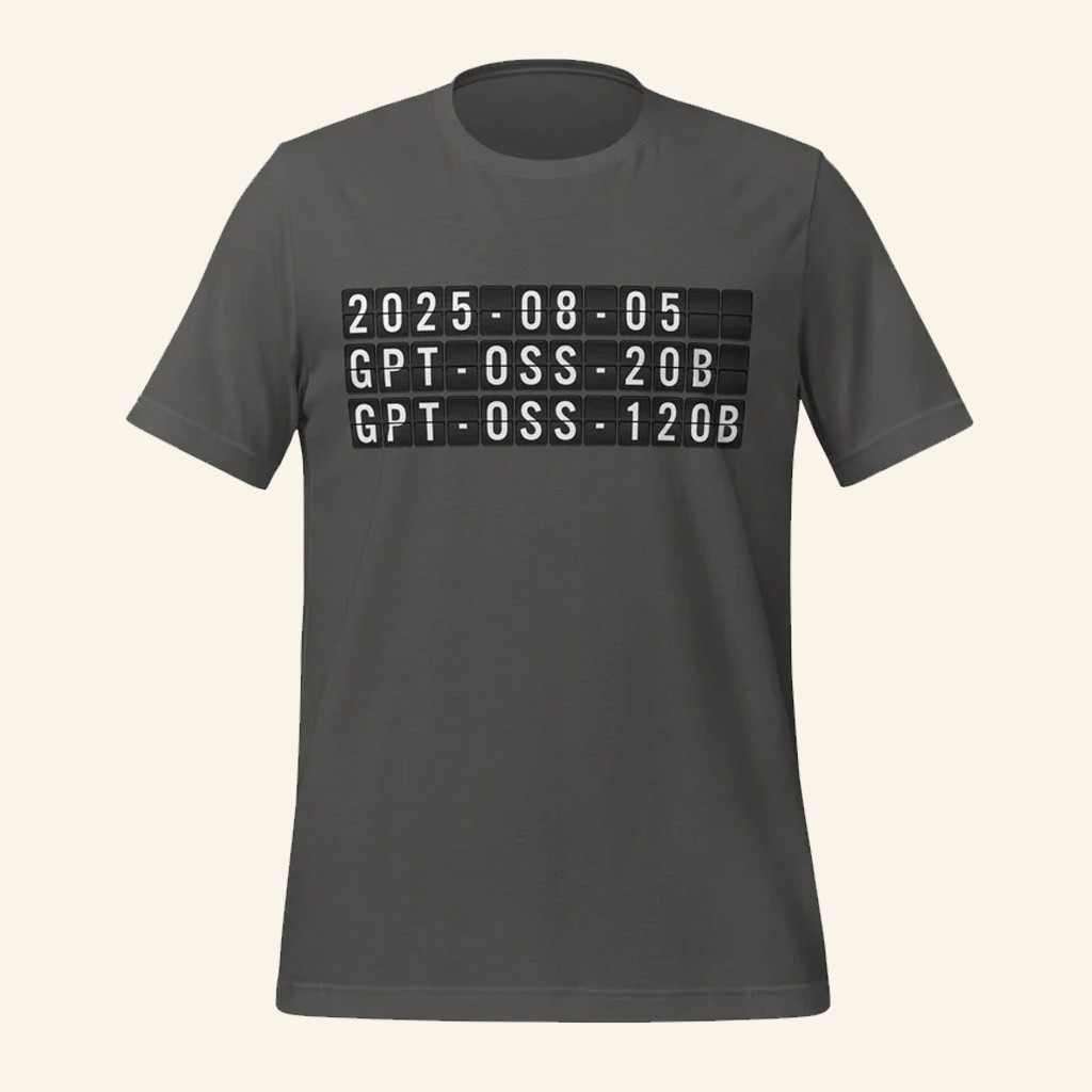 OpenAI Merch GPT OSS Arrival T-Shirt Unique Birthday Gift For Husband