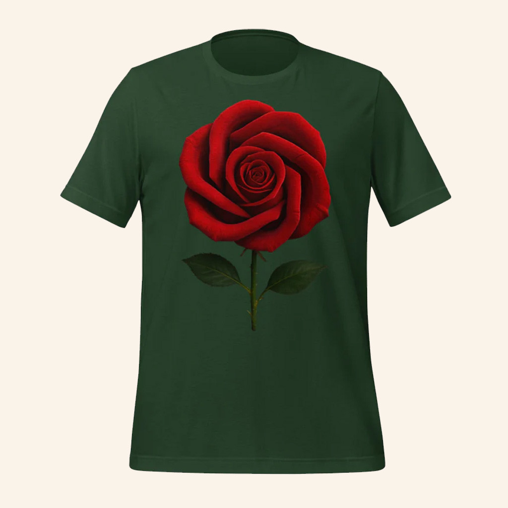 OpenAI Merch Red Rose T-Shirt Birthday Gifts Ideas For Girlfriend OpenAI Merch Red Rose T-Shirt Birthday Gifts Ideas For Girlfriend