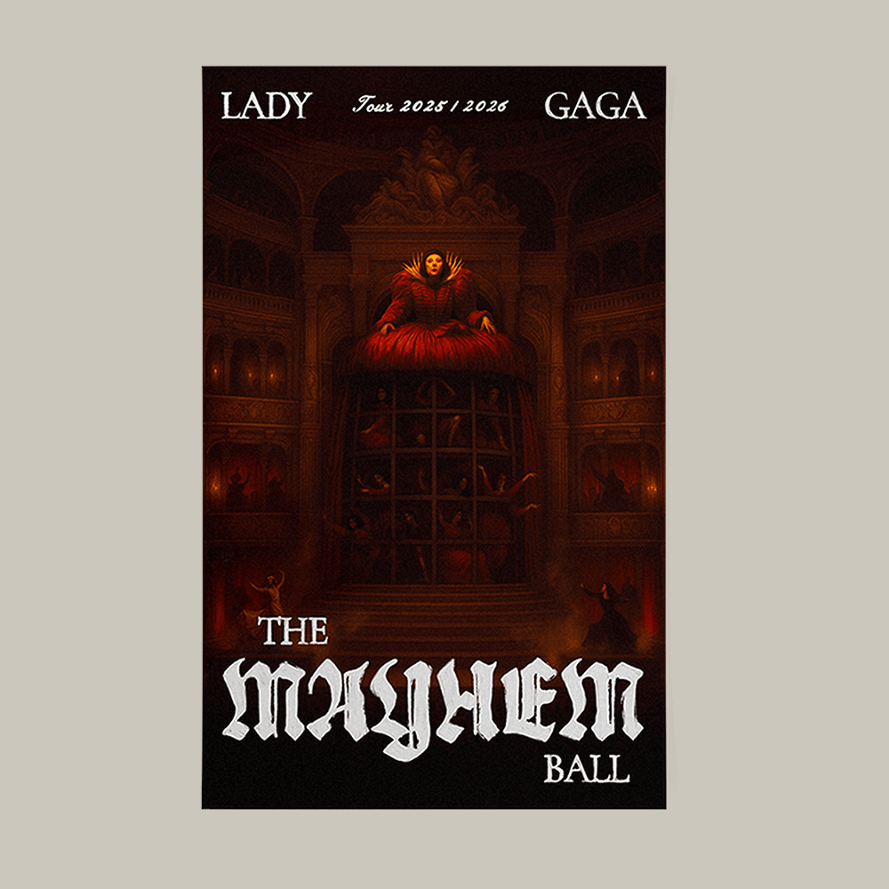 Opera Haus Lady Gaga Poster The Mayhem Ball Tour Lady Gaga Merch Cool Gift For Music Lover