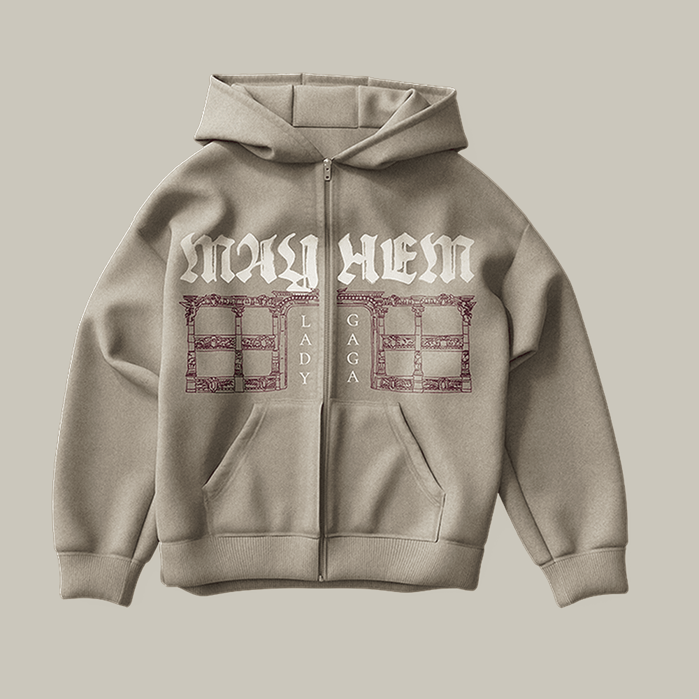 Opera Haus Lady Gaga Zip Hoodie The Mayhem Ball Tour Music Concert Merch Gift For Lady Gaga Fan